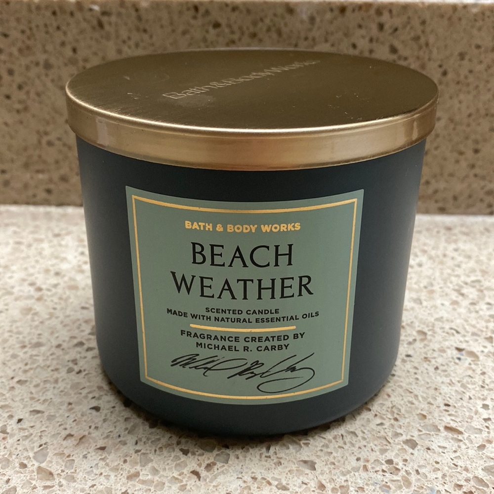 Beach Weather 3 Wick Candle || Bath & Body Works